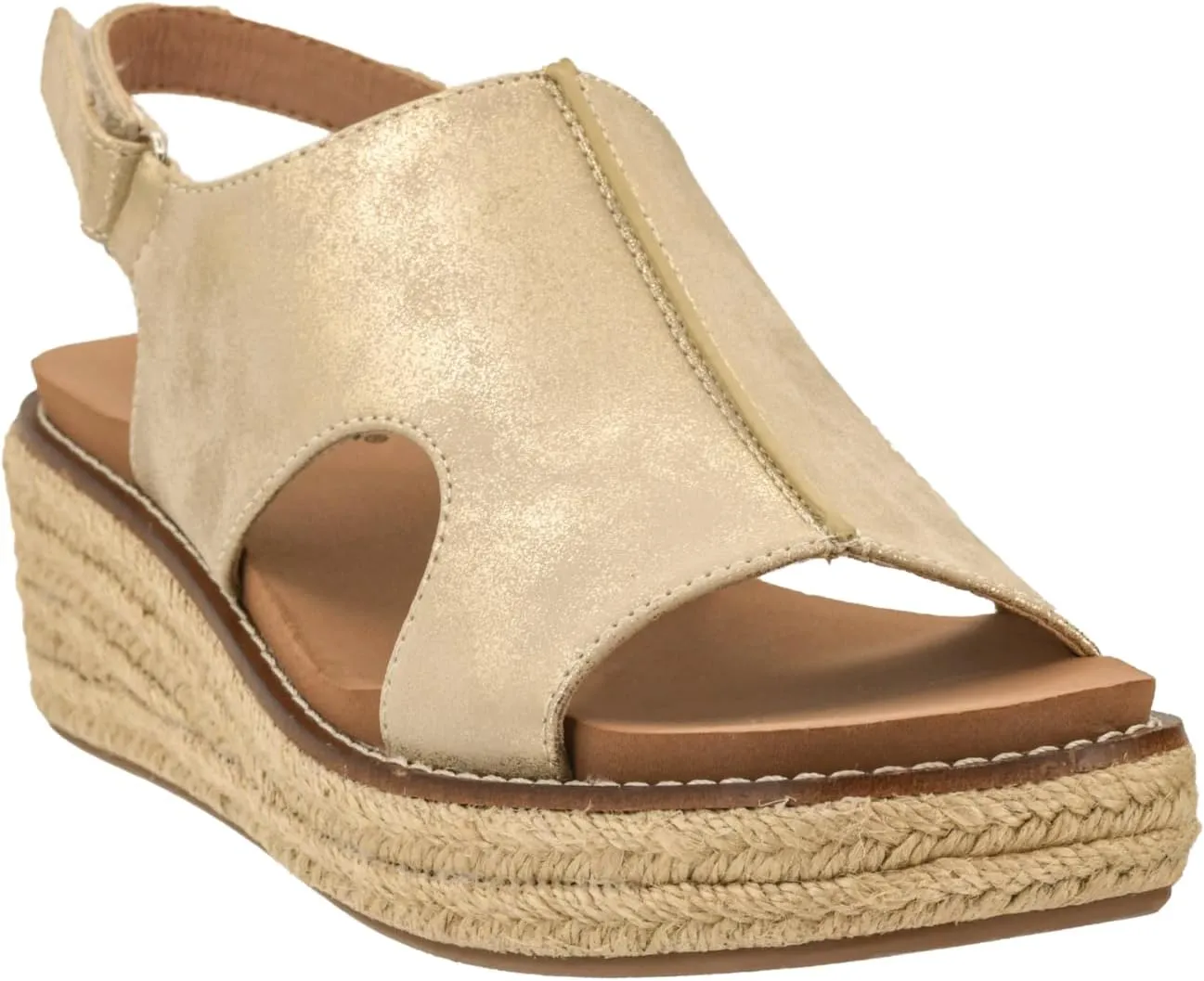 Sandals with 2-Inch flattish ruin Heel - Comfort-Enhancing EVA Insoles, Hook and Loop Closure, and Stylish Jute Wrapped Bottom Design Corkys Footwear Women's Ready Or Not Wedge 