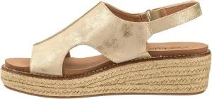 Sandals with 2-Inch flattish ruin Heel - Comfort-Enhancing EVA Insoles, Hook and Loop Closure, and Stylish Jute Wrapped Bottom Design Corkys Footwear Women's Ready Or Not Wedge 