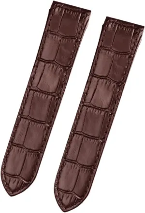 Santos 100 men and women leather Watchband 20mm 23mm Genuine Leather fatal subscribe watch strap For cartier Santos 