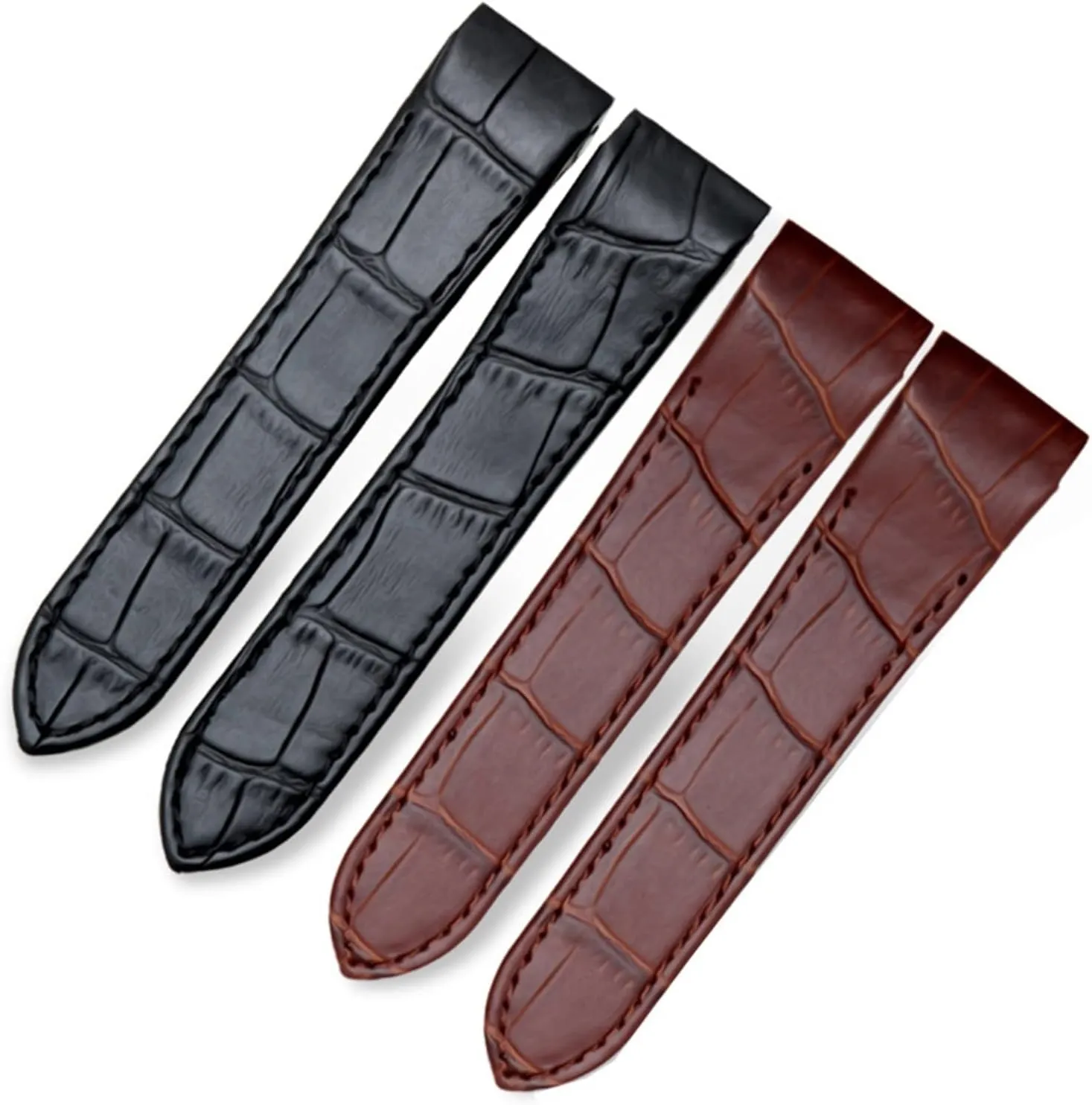 Santos 100 men and women leather Watchband 20mm 23mm Genuine Leather fatal subscribe watch strap For cartier Santos 