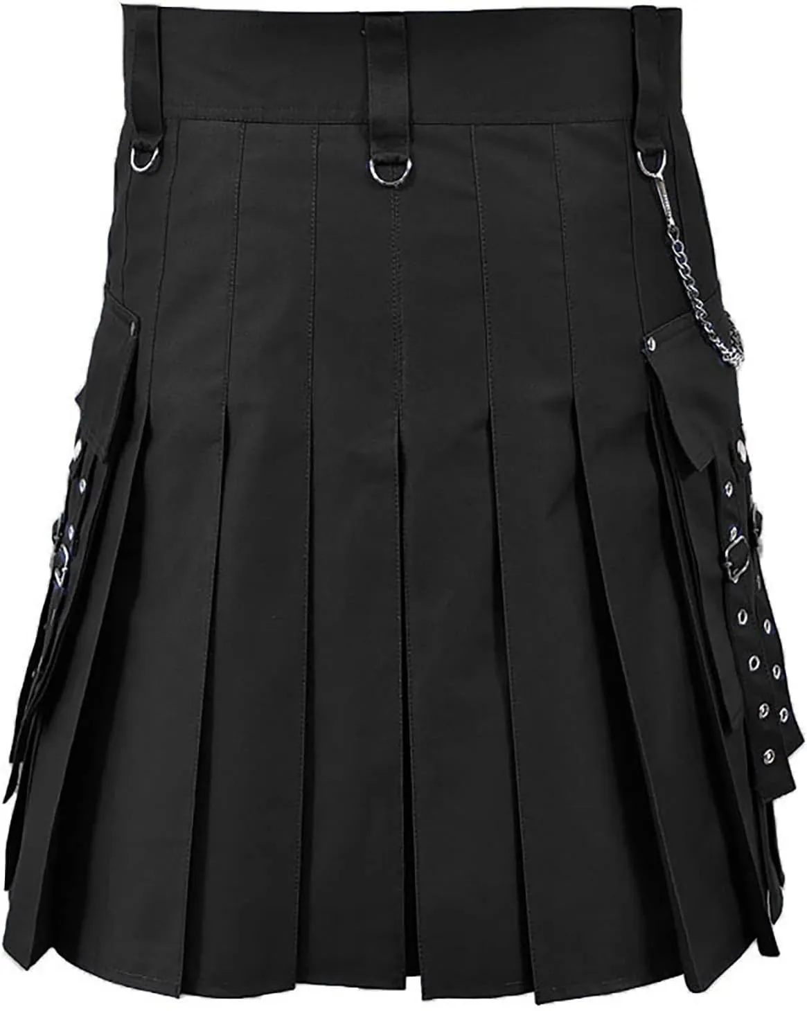Scottish weekday hundred Utility Kilts Gothic Pleated Skirts Color Medieval Pleated Skirt Mens Scottish Tactical Kilts Men's Mens 