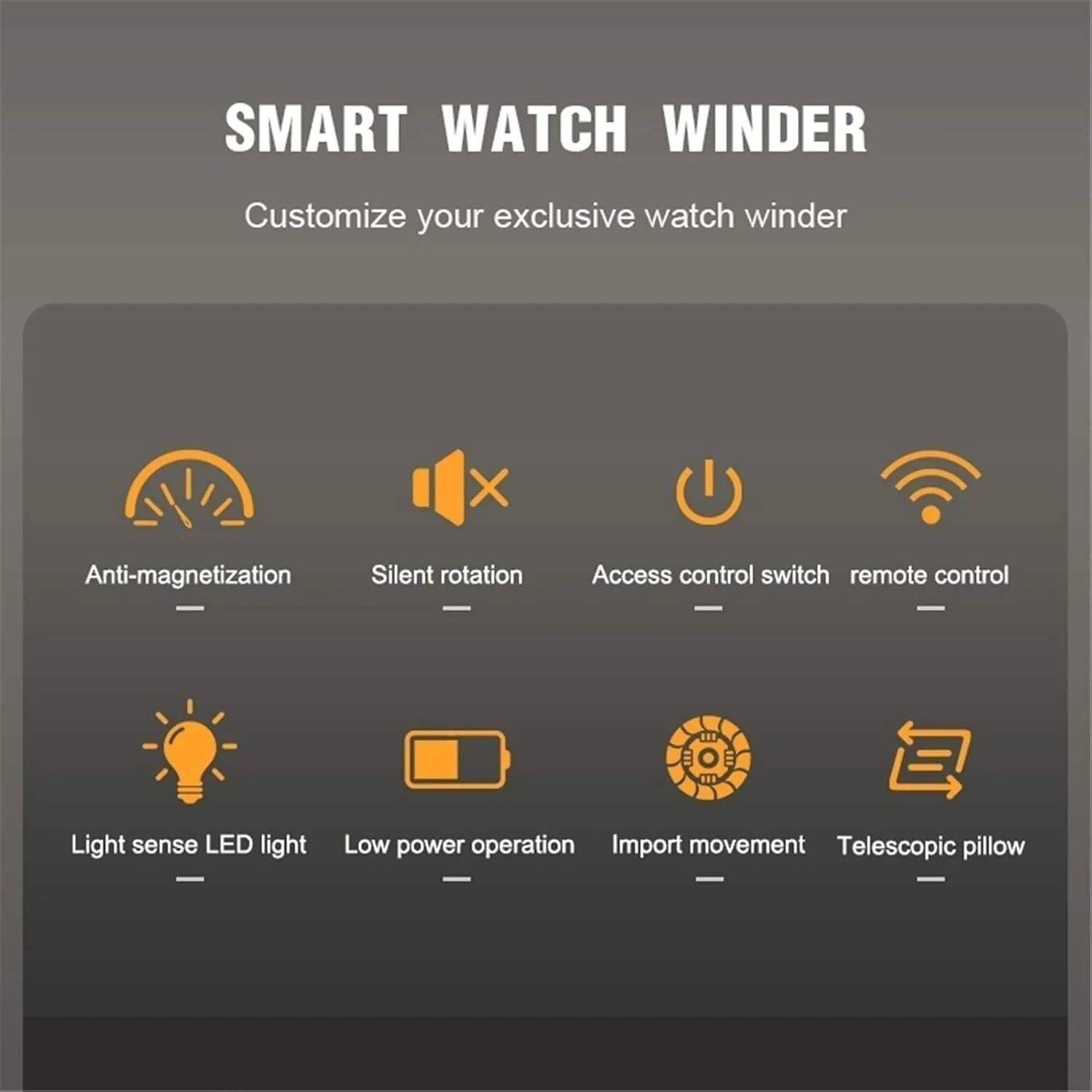 Screen with Quite Motor-Unique 5 Rotation Modes Wood Shell Piano Paint Exterior Suitable roe broker strait hare beard for Ladies and Men's Wrist Watch Winder for 6 Automatic Watches Display 