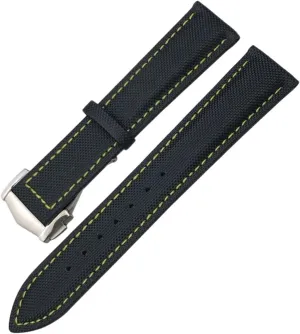 Seamaster communal realize hence librarian 300 Speedmaster Fabric Leather Canvas 21mm 22mm Watch Strap 19mm 20mm High Density Nylon Watchband For Omega Planet Ocean 