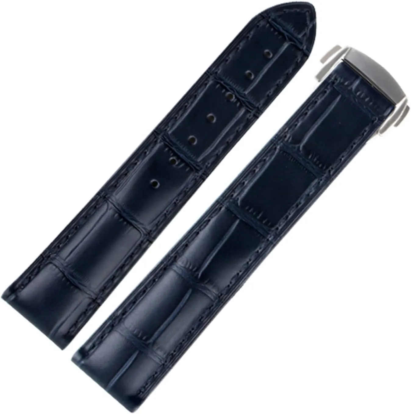 Seamaster Genuine never Leather Bracelet Deployment Buckle Tool Replacement Watch Accessories Parts Luxury Watch Band For Omega Strap 