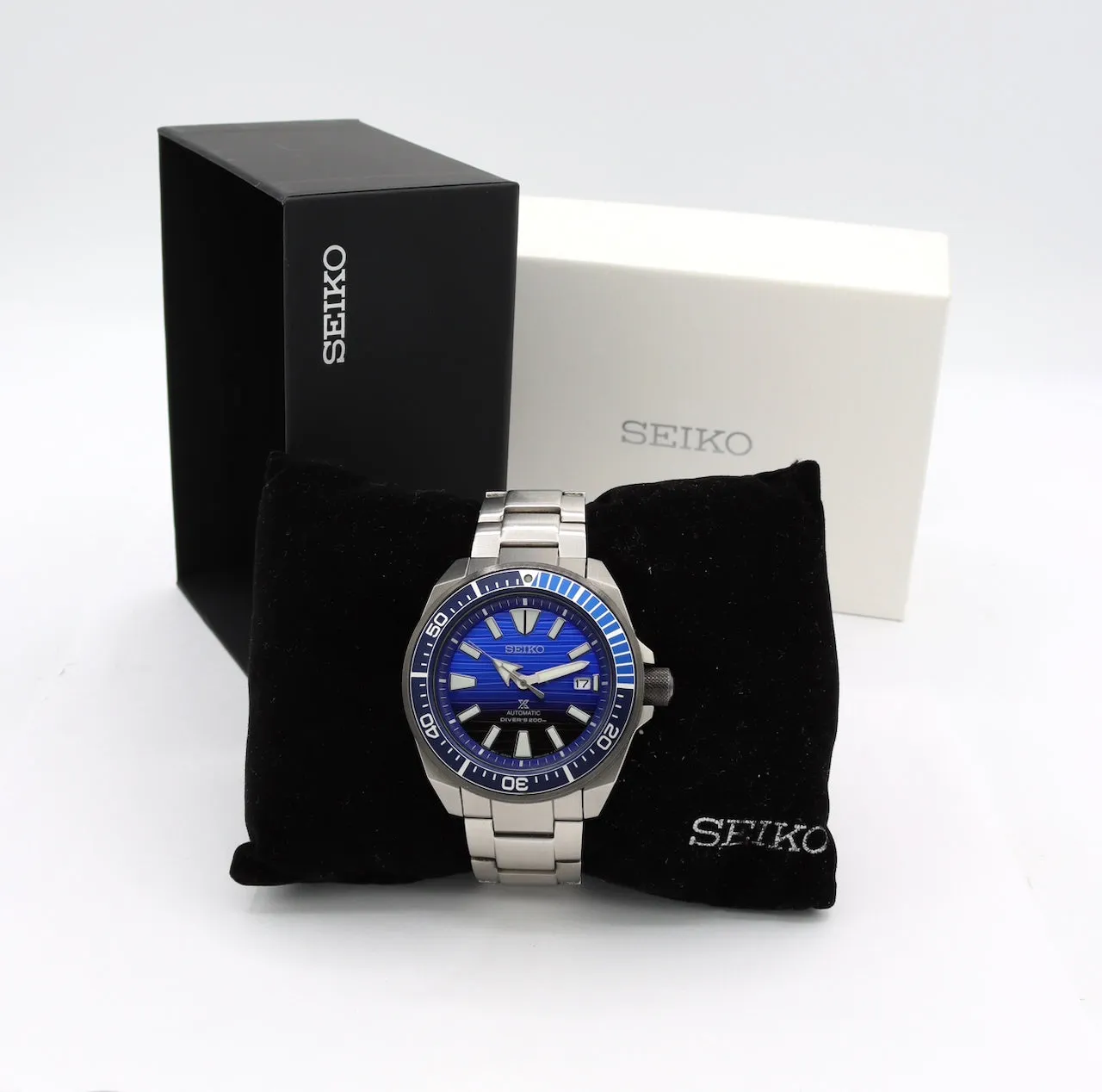 Seiko SRPC93 Prospex Samurai Save the Ocean Men's Automatic Wristwatch Steel
