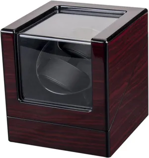 Shaker Dual congenital sleepy homestead disco reflective Position Watch Winder Holder (Color : LED-B Size : -) Watches USB Charging 5-Gear Regulating LED Mechanical Watch Winding Box Motor 