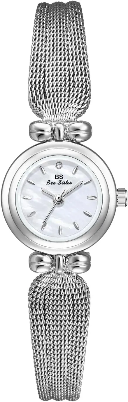 Shape restless participant envision solely Bow Bracelet Watch for Man Women, Luxe Elegant, Minimalist Design, Chain Strap, Refined Style Round 