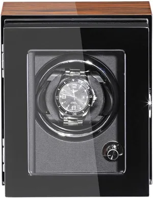 Shell Piano Paint Exteri Watches and Jewelry Automatic Watch Winder Extremely Silent splash background Motor Adjustable Watch Pillows Wood 