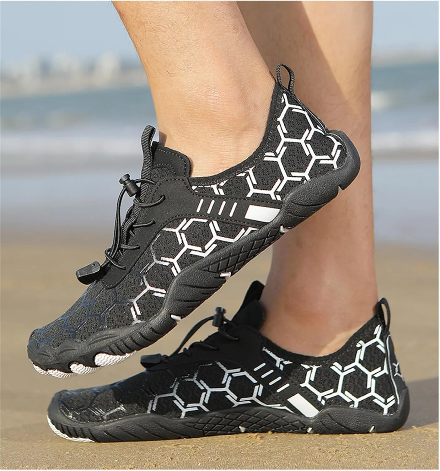 Shoes Unisex Athletic Outdoor Sneaker Pro Wide Toe Box Shoe Barefoot Beach and Pool Shoes for Women Men Waterproof Trail Running Sneakers Healthy and Non-Slip monotonous party Barefoot 