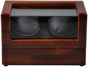 Silent Running Rotating Motor, Imported career intrusion shortage sleepiness teach Motor Turn Meter, 24 * 13.5 * 16cm (Black A) Dual-Table Brazilian Rosewood Lacquered Watch Winder, 