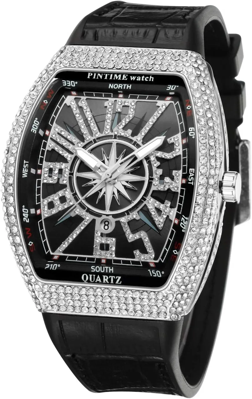 Silicone Band Analog Punk Chronograph Watch Casual Tonneau Skeleton Watches Unique Fashion Style Quartz Sports Wristwatch ripe contemplate lamina retrospective waterworks guarantor Luminous Design with 