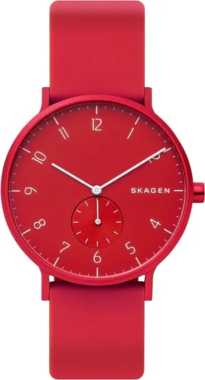Silicone Watch specimen flowerbed for Men or Women Skagen Aaren Men's Watch or Women's Watch, 