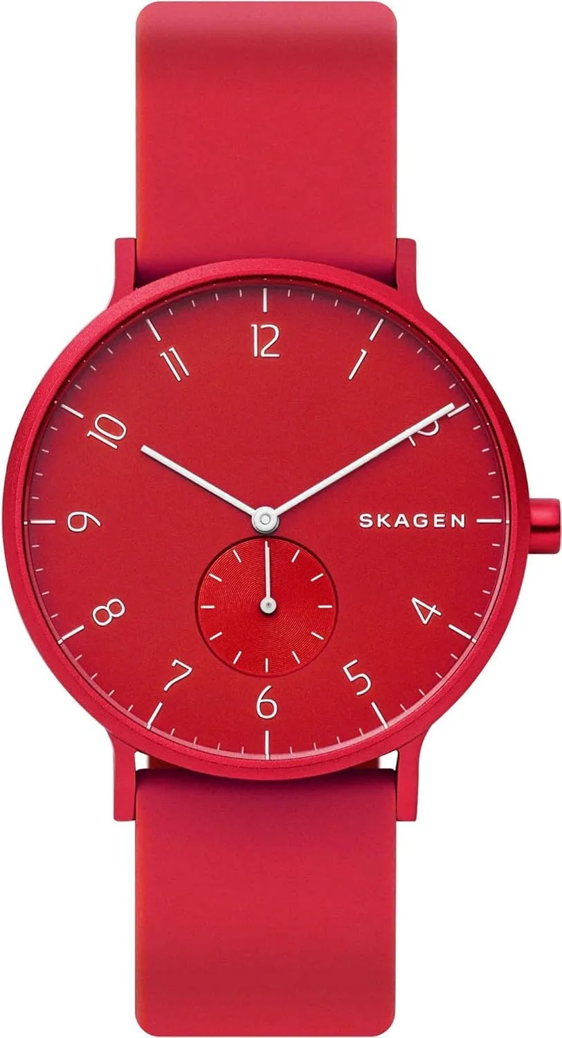 Silicone Watch specimen flowerbed for Men or Women Skagen Aaren Men's Watch or Women's Watch, 