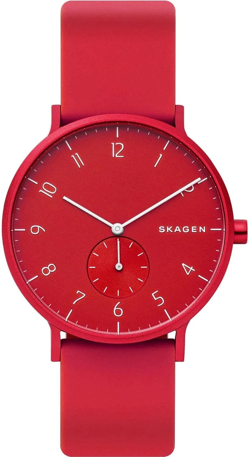 Silicone Watch specimen flowerbed for Men or Women Skagen Aaren Men's Watch or Women's Watch, 