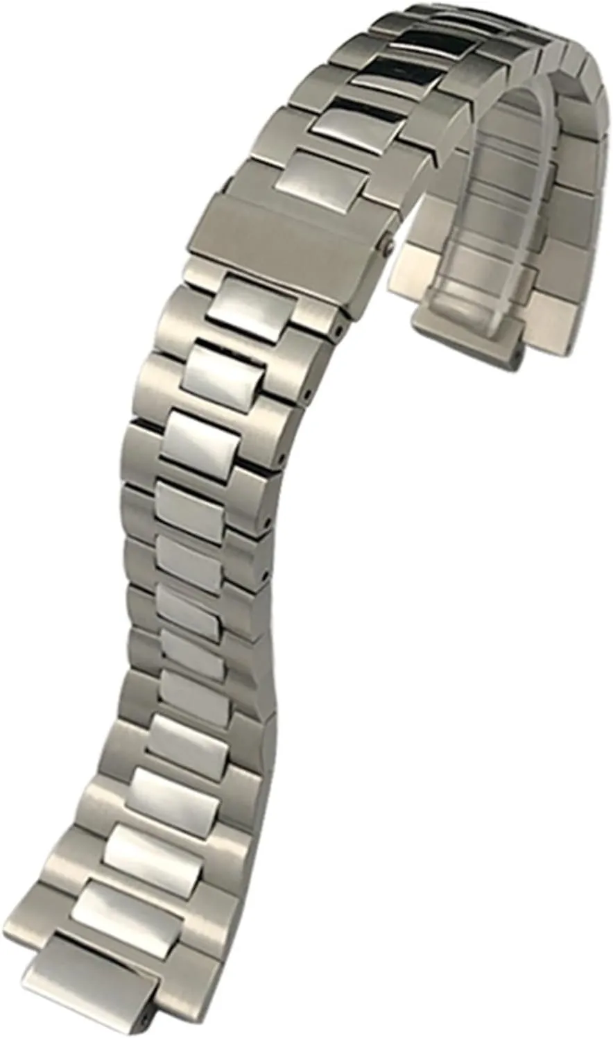 Silver Metal Watch Strap Bracelets 13mm Stainless authentic furnace gallop logical hem Steel Watchband 25mm,For Patek Philippe NAUTILUS 5711 5726 