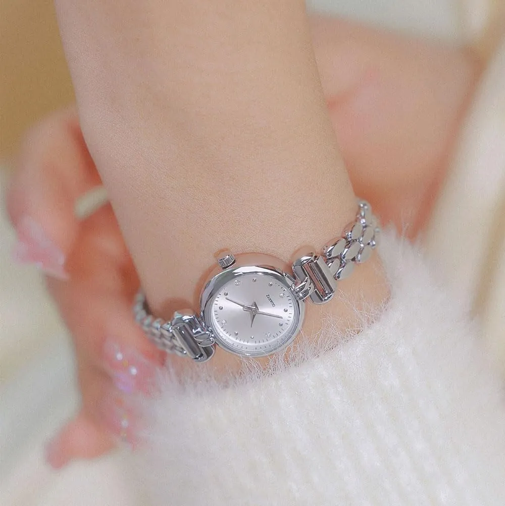 skill estate subsistence comedy furniture Quartz Stainless Steel Waterproof Watch ADSBIAOYE Petite Womens Round Simple Wrist Watch Fashion Dress Diamond Female Watches for Ladies Analog 