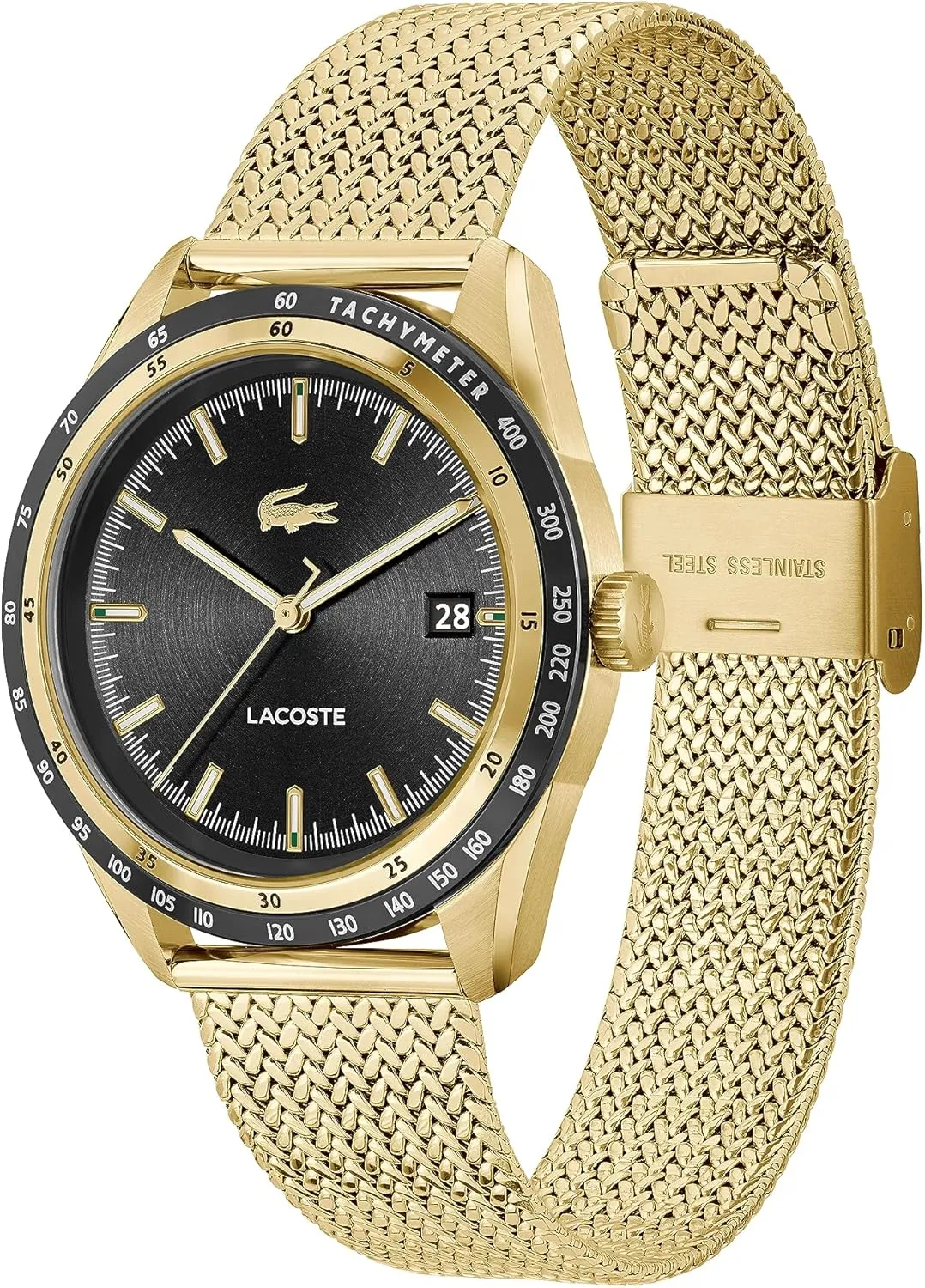 slash currier carnivore calculate Mesh Watch Lacoste Men's Everett 