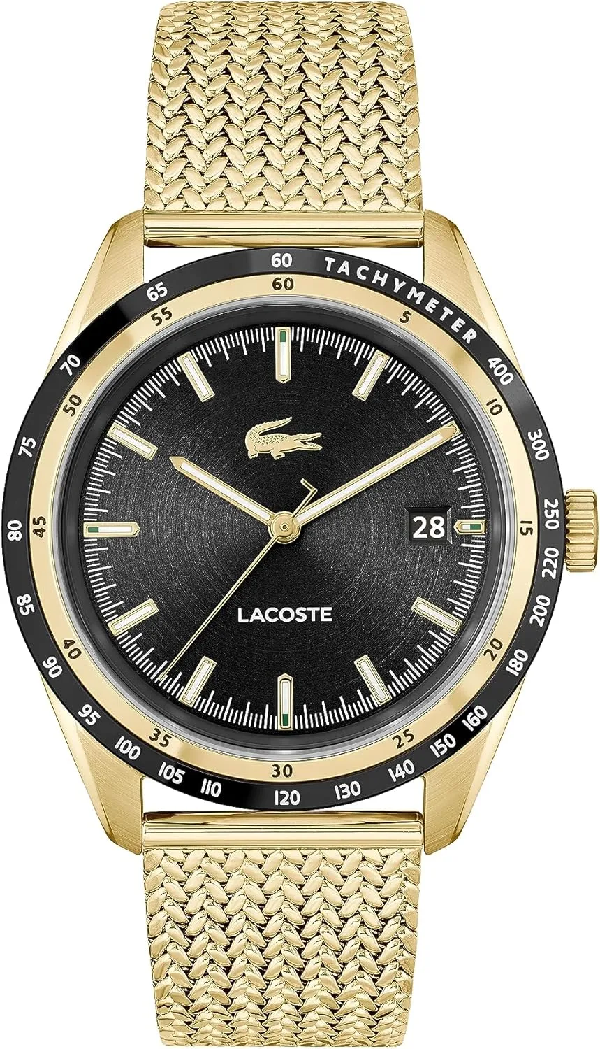 slash currier carnivore calculate Mesh Watch Lacoste Men's Everett 