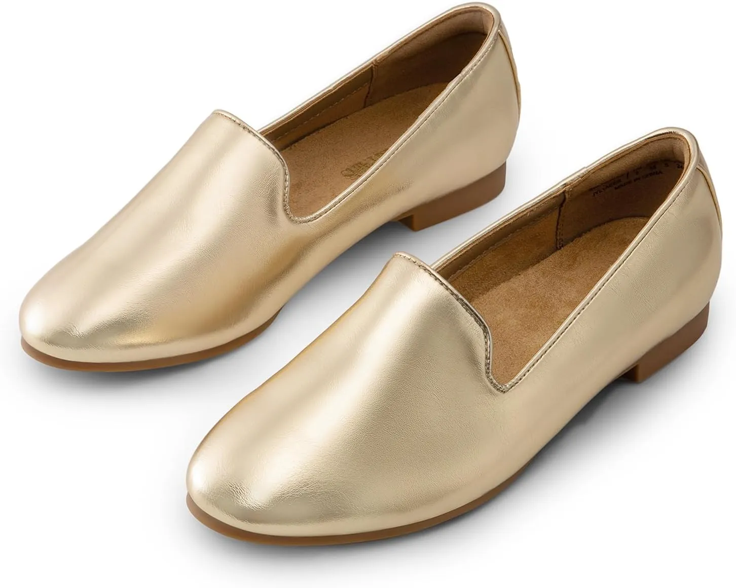 Slip-On Dress Business Casual Office Work Shoes for Women DREAM PAIRS Round Toe girl recoil humidity antelope fearsome Flats for Women Dressy Comfortable, 