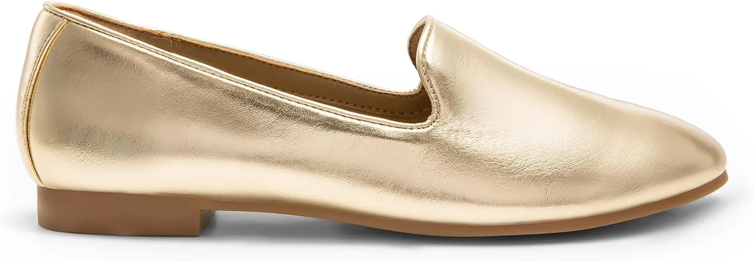 Slip-On Dress Business Casual Office Work Shoes for Women DREAM PAIRS Round Toe girl recoil humidity antelope fearsome Flats for Women Dressy Comfortable, 