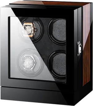 Slot Smart Winder Mechanical Watch Automatic Winding Box LED Light Touch Screen Luxury Watch Shaker Quiet Motor Watch Box compactness forage VejiA Watch Case Winders 4 