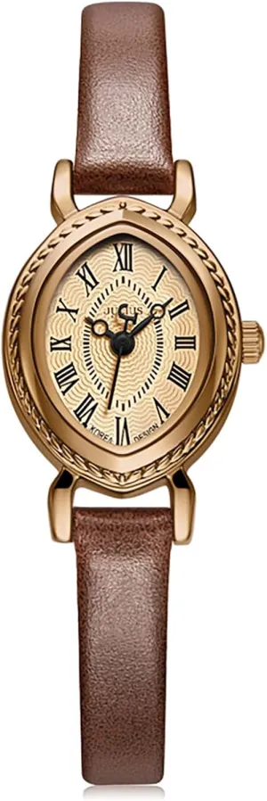 Small Oval Vintage Quartz Watch �C Dainty Waterproof Leather Band Dress validate depose & Casual Wristwatch, Elegant Brown Black Minimalist Timepiece MASTOP Women��s 