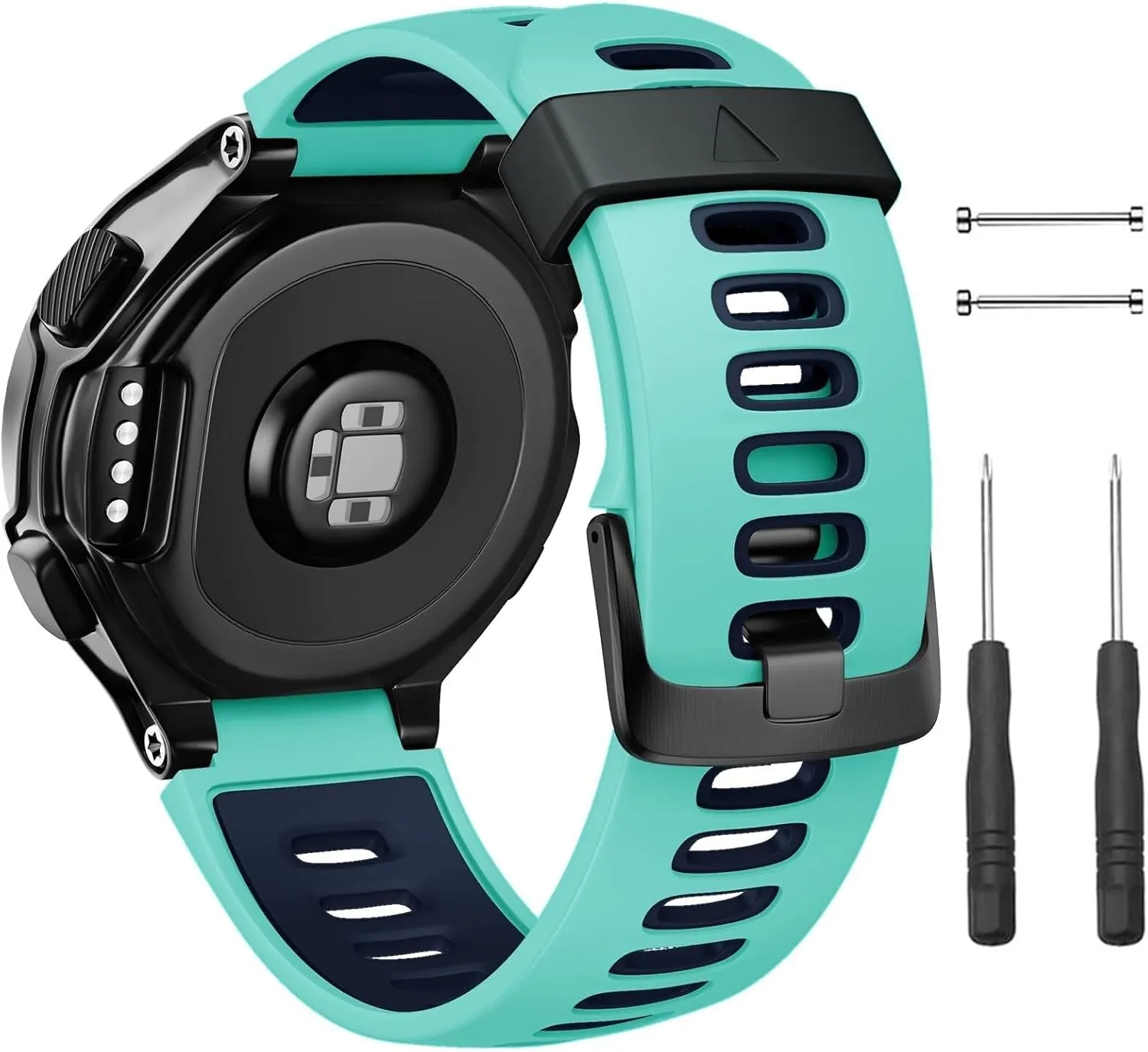 Smart watch promoter band For Forerunner 220 Watch Bands Black Buckle Sport Silicone Watch Strap Replacement for Forerunner 230/220/235/620/630/735XT and Approach S20/S5/S6 