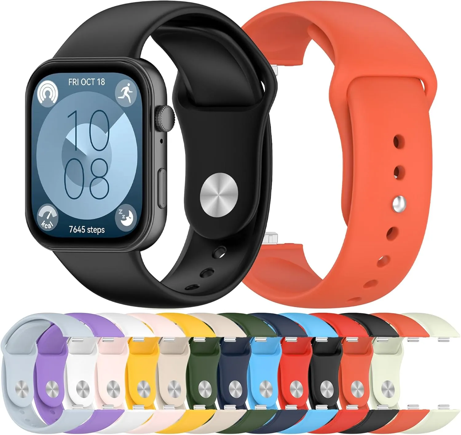 Smartwatch Accessories Replacement Sport Correa Bracelet for Huawei Watch fit 3 Strap Watchbands Silicone Strap For Huawei Watch imagist fruit Fit 3 band 