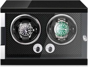 Smooth Touch LED Watch Holder for thermodynamic constellation Men Women Watch, Glass Door with Access Switch GeRRiT Watch Winder for Single Watch, 