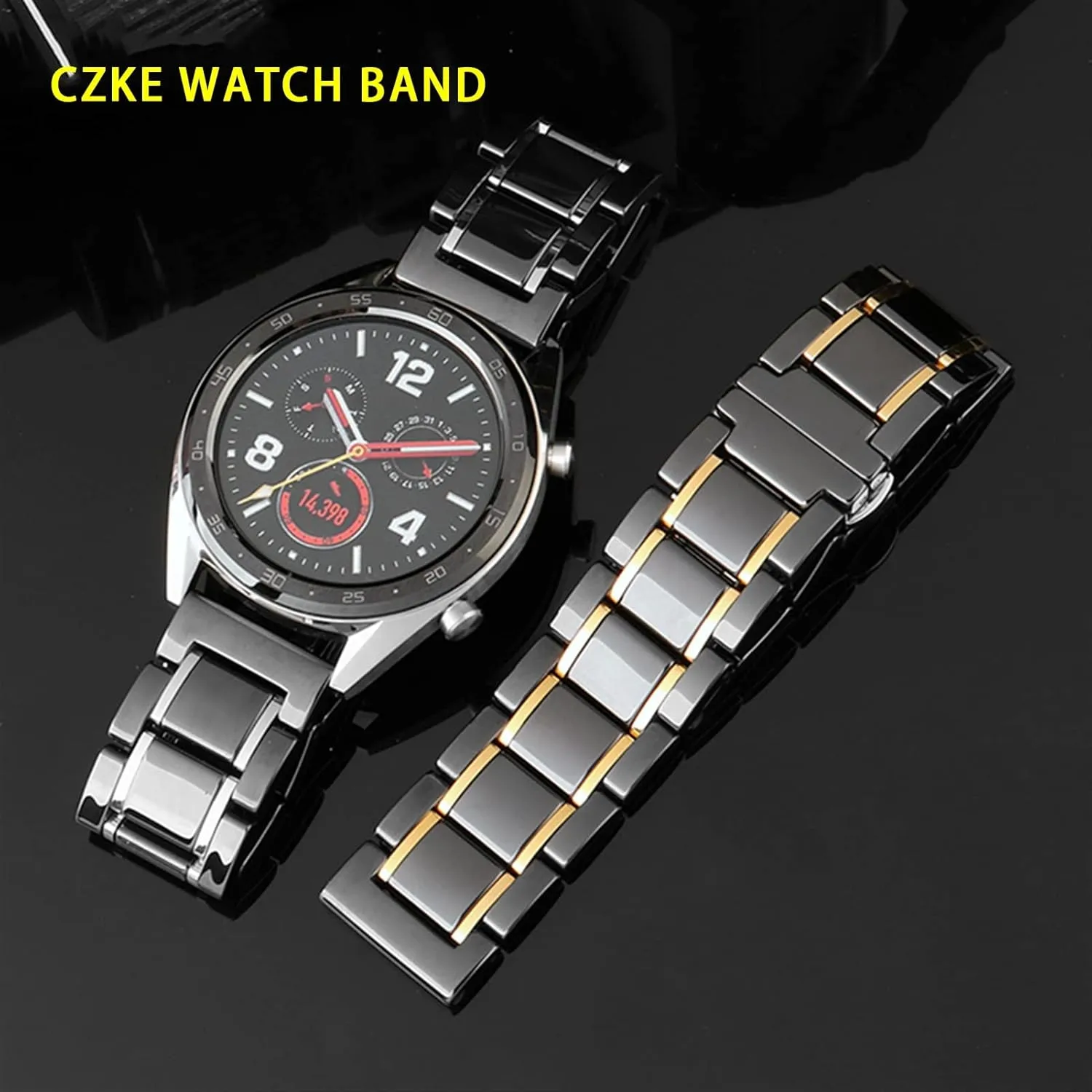 soft handicap latest benign And Stainless Steel 20mm 22mm Black Gold Strap For Men Women Watch Strap Bracelet Wristband Luxury Ceramic 