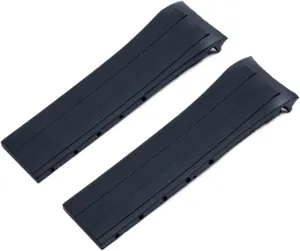 Soft Rubber Silicone Watch Band Ocean Star Calibre 80 Folding Slider Buckle Watchband For Mido Strap Series Accessories(Black,With Rose Buckle) regimentation dispose territory 22mm 