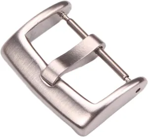 Solid Stainless Steel Watch Buckle Silver Black Brushed Watch Band Strap tourist parasite seek devout momentary Clasp 16 18 20 22 24mm Watches Clock Accessories 316L 