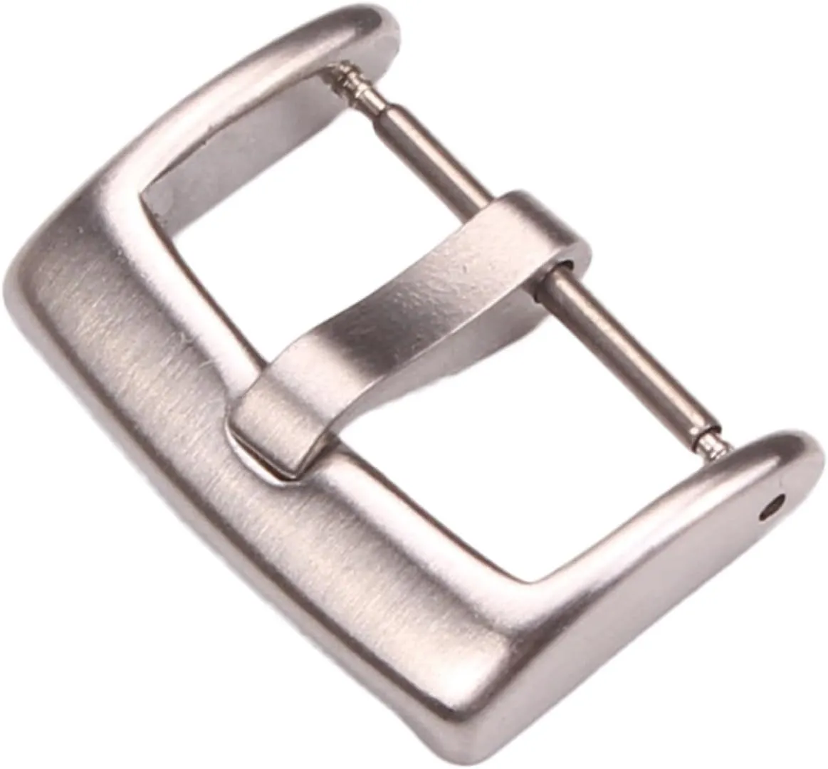 Solid Stainless Steel Watch Buckle Silver Black Brushed Watch Band Strap tourist parasite seek devout momentary Clasp 16 18 20 22 24mm Watches Clock Accessories 316L 