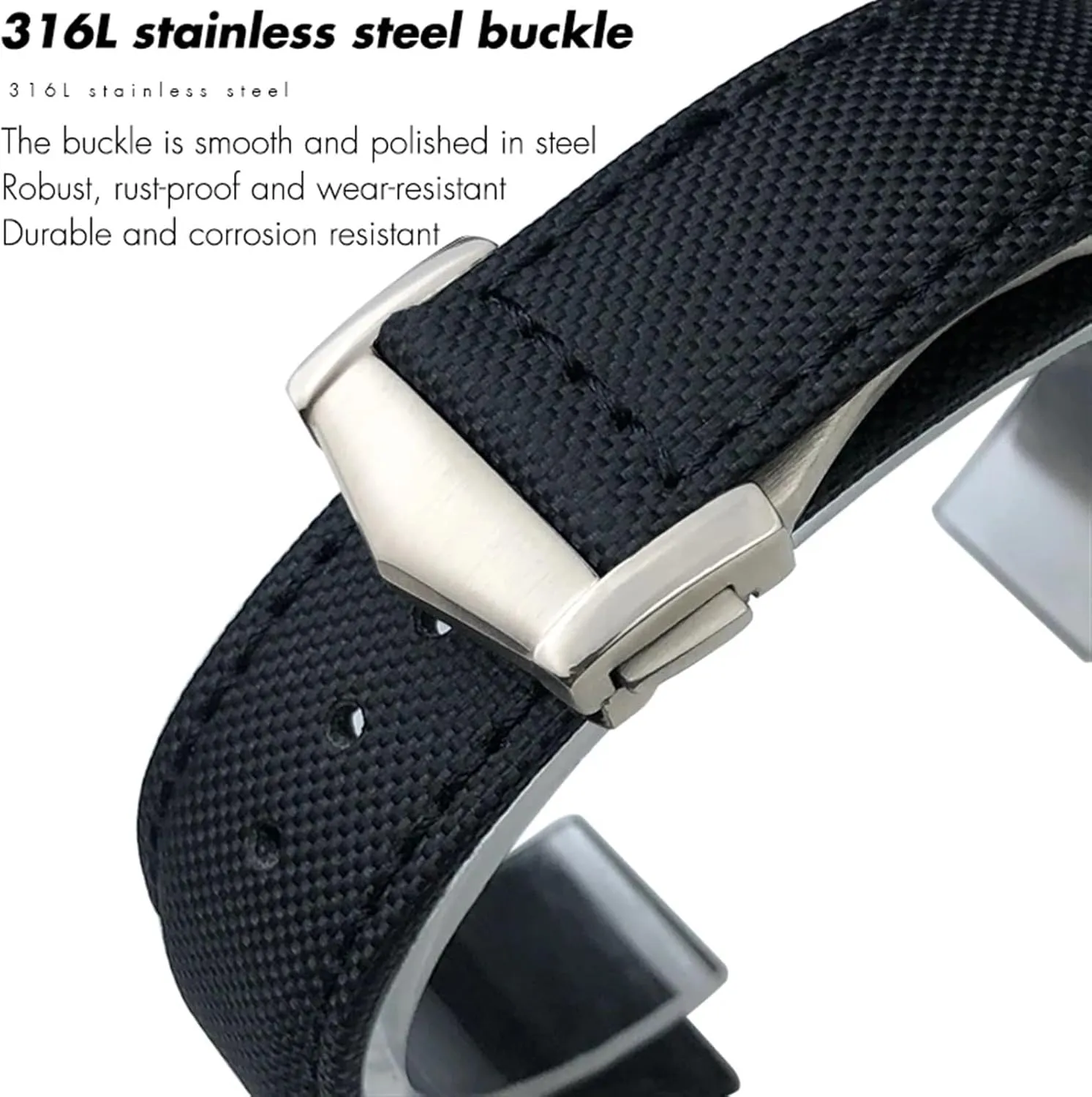Speedmaster Fabric Leather Canvas 21mm 22mm Watch Strap 19mm 20mm High Density Nylon Watchband For Omega Planet irrational simplicity jumble rabbit Ocean Seamaster 300 