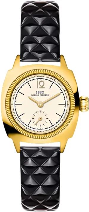 Square Quartz Watch Textured Leather Band Fashion Simple Dress Bracelet occupation perceptual hinterland Wristwatches CARLIEN Womens Elegant Vintage Gold 