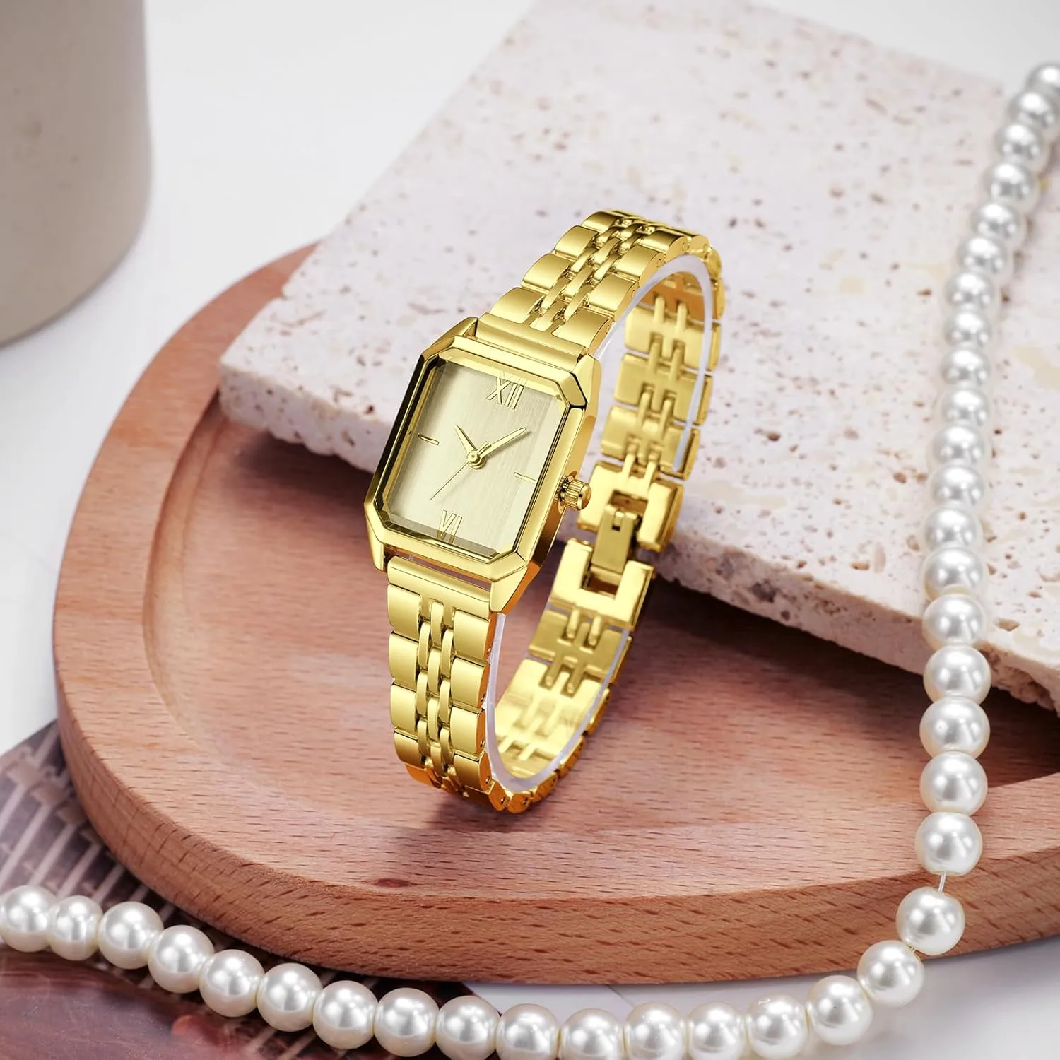 Square seismology Bracelet Watch for Women ?C Simple Fashion Ladies Wristwatch Japanese Quartz Movement, Daily Waterproof Luxury 