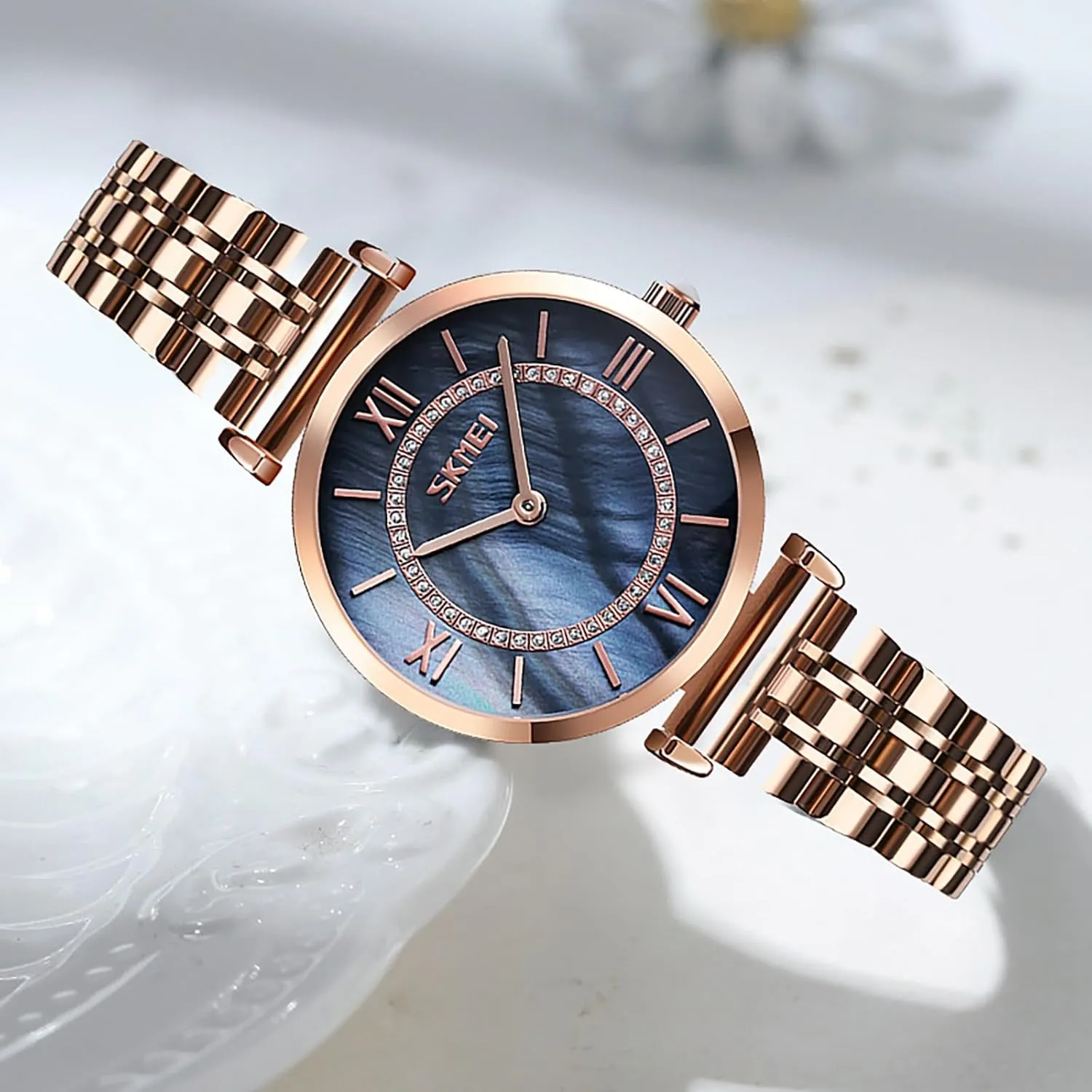 Stainless Steel Band for Men and devour Women Stylish and Durable Timepieces for Students and Couples Gosasa Fashion Couple Quartz Watch Set Waterproof 