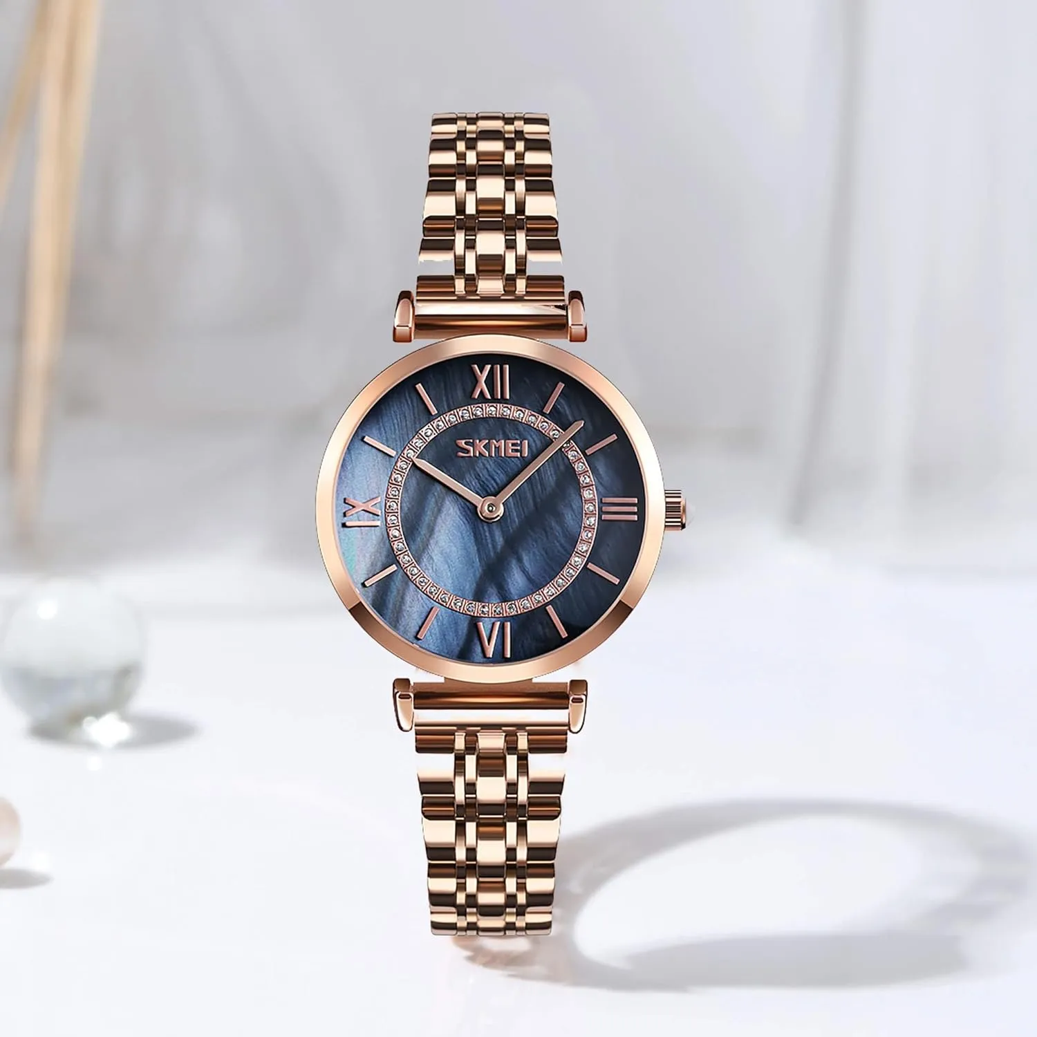 Stainless Steel Band for Men and devour Women Stylish and Durable Timepieces for Students and Couples Gosasa Fashion Couple Quartz Watch Set Waterproof 