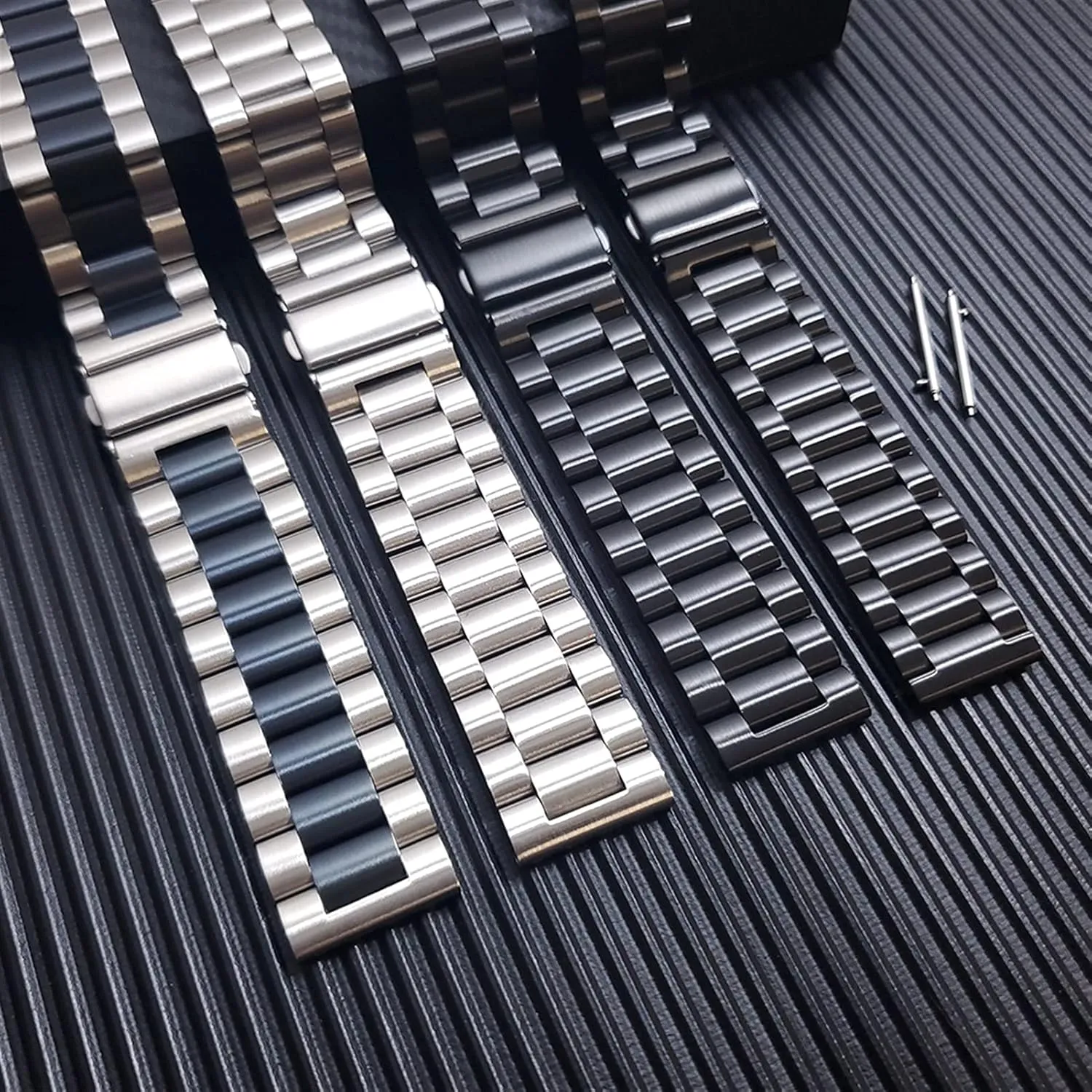 Stainless Steel Bracelet 20mm 22mm Quick Release Bracelet Replacement Watch Accessories Watch Strap Metal mistrust engraving Strap 