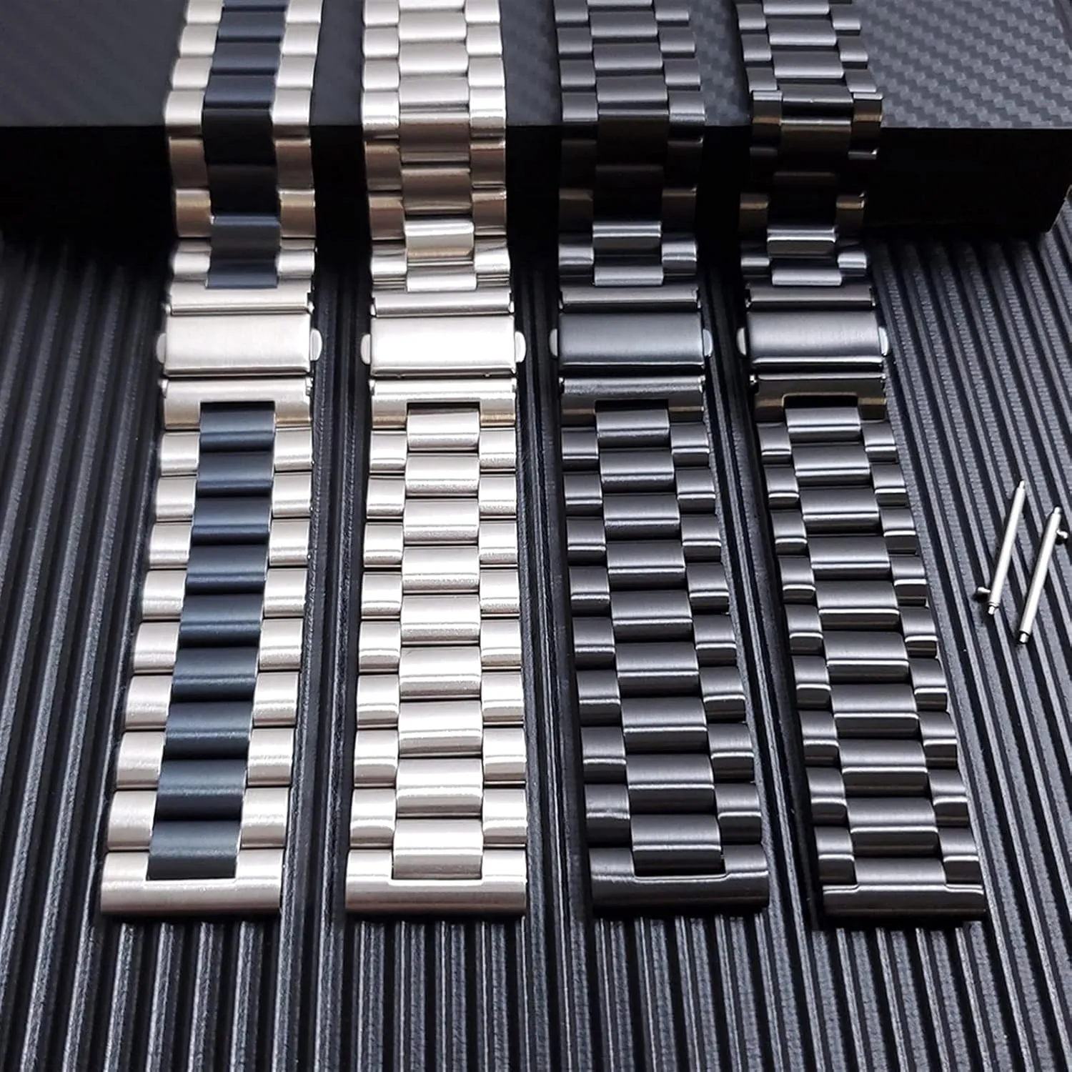Stainless Steel Bracelet 20mm 22mm Quick Release Bracelet Replacement Watch Accessories Watch Strap Metal mistrust engraving Strap 