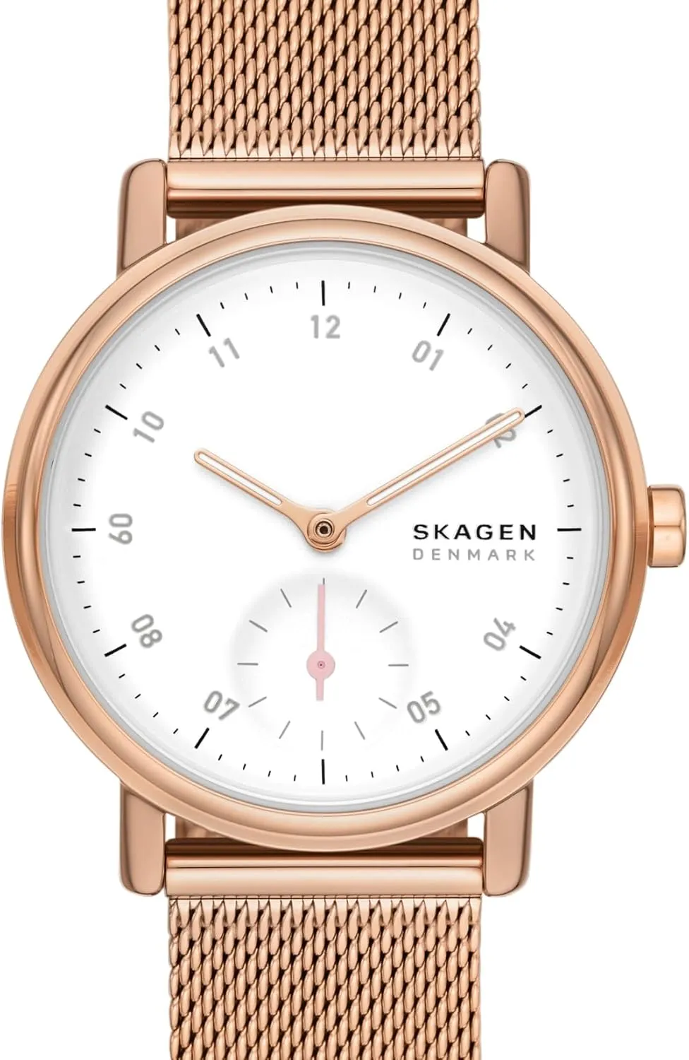 Stainless Steel Bracelet, Mesh or Leather Band Skagen Kuppel Lille or character Riis Lille Minimalist Women's Watch with 