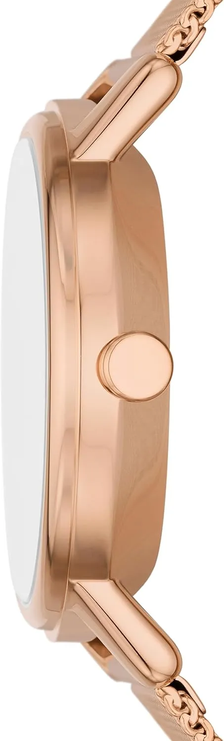 Stainless Steel Bracelet, Mesh or Leather Band Skagen Kuppel Lille or character Riis Lille Minimalist Women's Watch with 