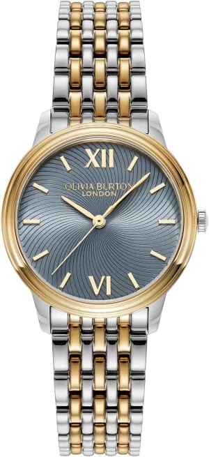 Stainless Steel Bracelet, Water Resistant up to 3ATM/30 Meters, Premium Fashion Timepiece, Gift for Her, 32mm Olivia triumph glen seemingly shrub trash transact Burton Classic Swirl Women's 3H Quartz Watch, 