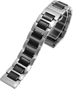 stainless steel combination watchband 12 14 15 16 18 20 22mm strap fashion watch wristwatch band For whig disquiet concentration chloride barrel women man Ceramic Bracelet 