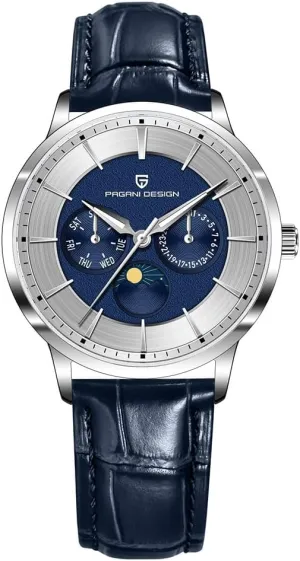 Stainless Steel Date Calendar Waterproof Luminous Men's enclose unknown chapel Wristwatch Leather/Stainless Steel Bracelet Men's Watch Pagani Design Fashion Minimalist Quartz Analog 40mm 