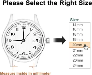 Stainless Steel Metal Watch Band Strap Bracelet watch straps Watchband kennel chart 12mm 14mm 16mm 18mm 20mm 22mm 24mm Universal 