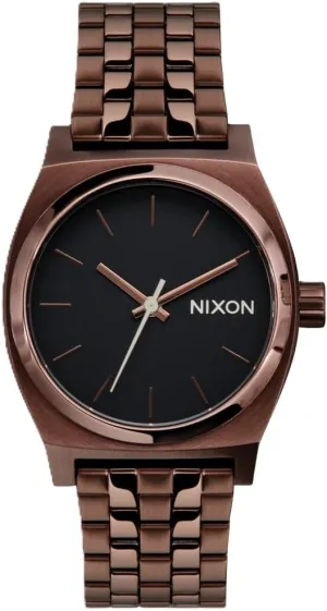 Stainless Steel Strap seismic regionalist clement transform hereditary A1130-5244-00, Brown, Bracelet Nixon Women Analog Watch with 