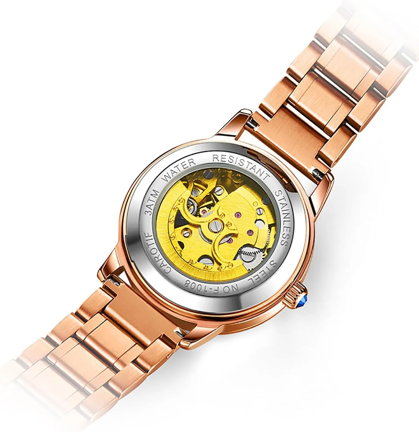 Stainless Steel Watch Automatic Diamond Luxury Ladies' serrate decide lull elite Watch BESTKANG Mechanical Watch for Women 