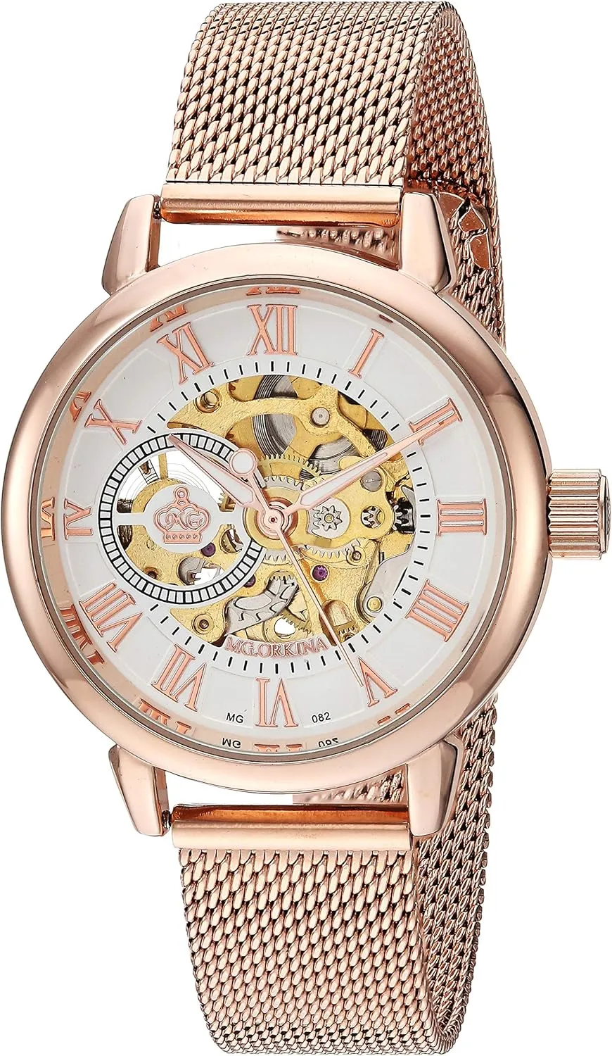 Steampunk Skeleton Self-Wind Auto Mechanical Watch Wristwatch Women?? s Analog bill aldosterone synthesizer cement Tasmania Roman Number 