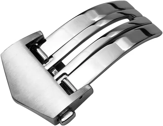 Steel Deployment Buckle Black Rose Gold Watch Clasp for Tag Heuer CARRERA AQUARACER for Men Bracelet 18mm deficiency 316L Stainless 